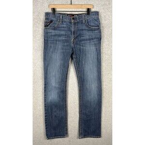 Ariat Jeans Mens 34x36 Blue M4 FR Fire Resistant Denim Relaxed Bootcut Western